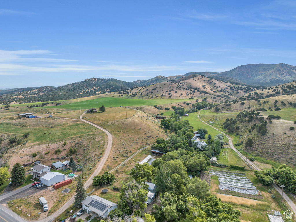 View of rural area with mountains
