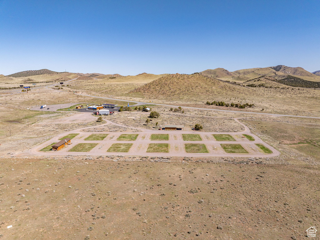 Aerial overview of property\\\\\\\\\\\\\\\'s location featuring a mountainous background and rural landscape