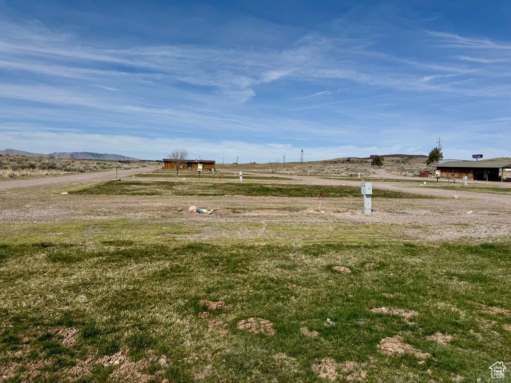 View of yard featuring a rural view