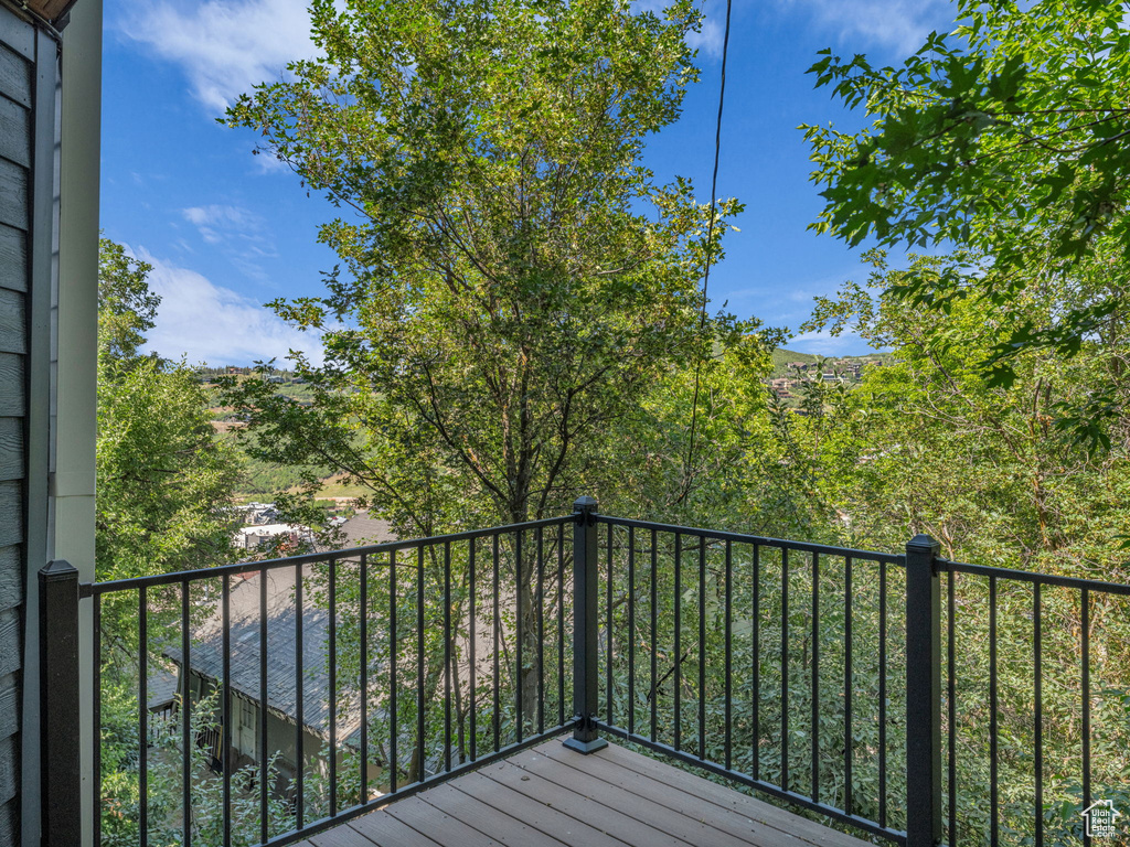 View of deck