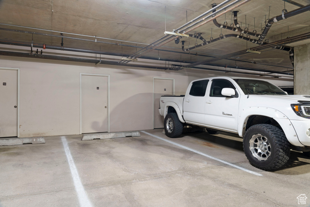View of parking garage