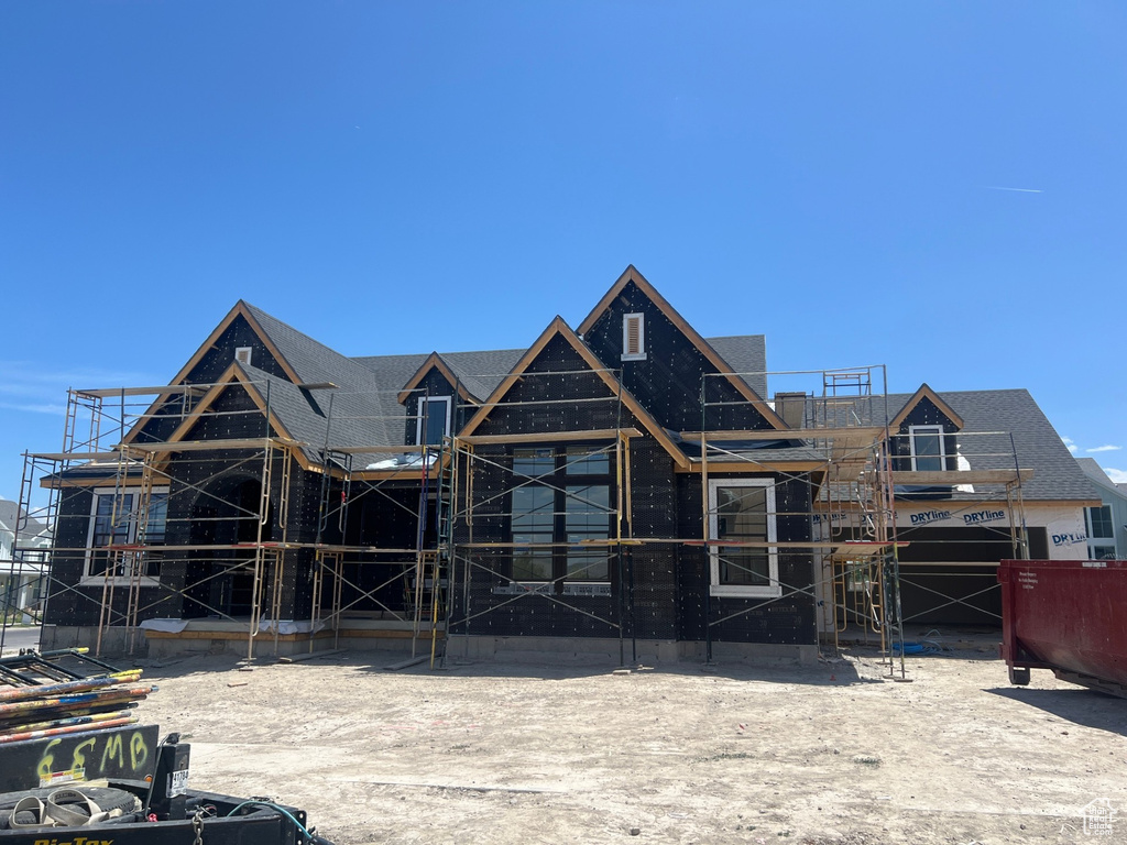 View of property under construction