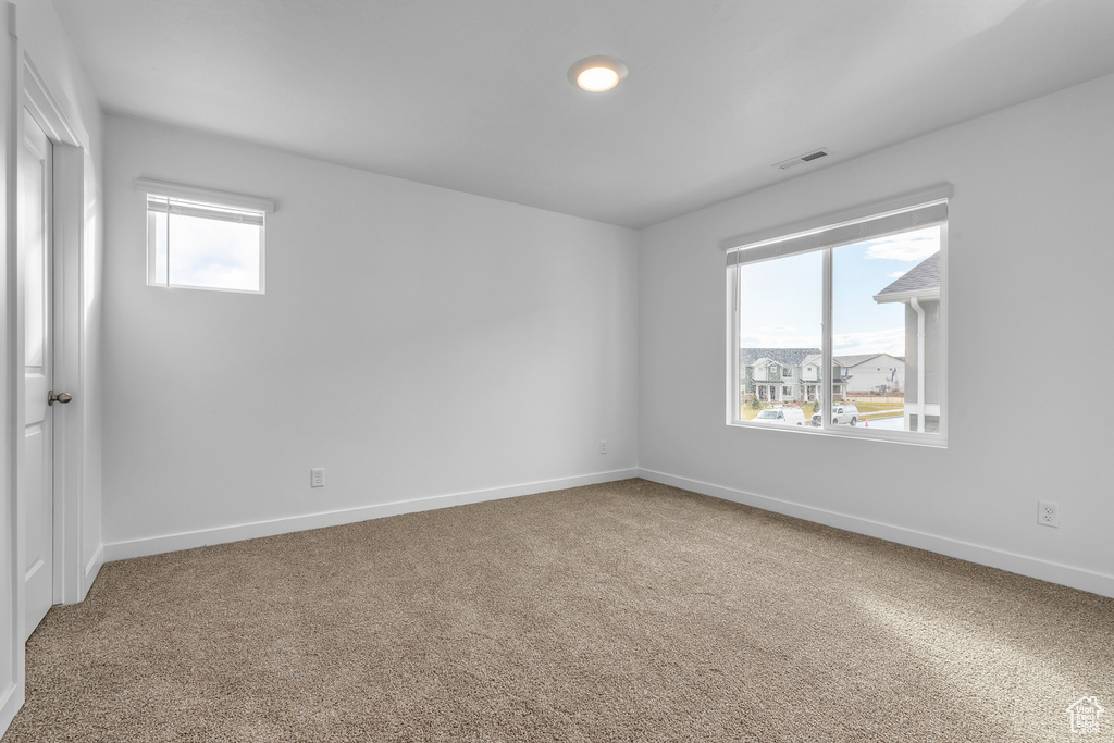Spare room with carpet