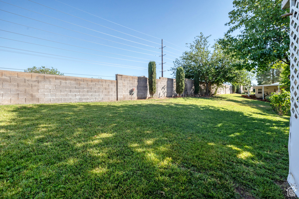 View of yard