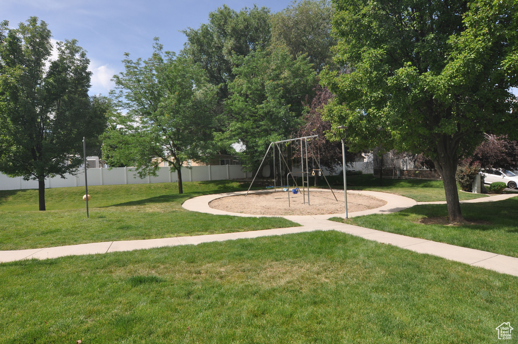 View of community playground