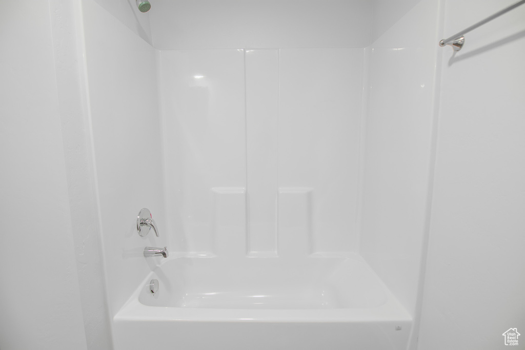 Bathroom with washtub / shower combination