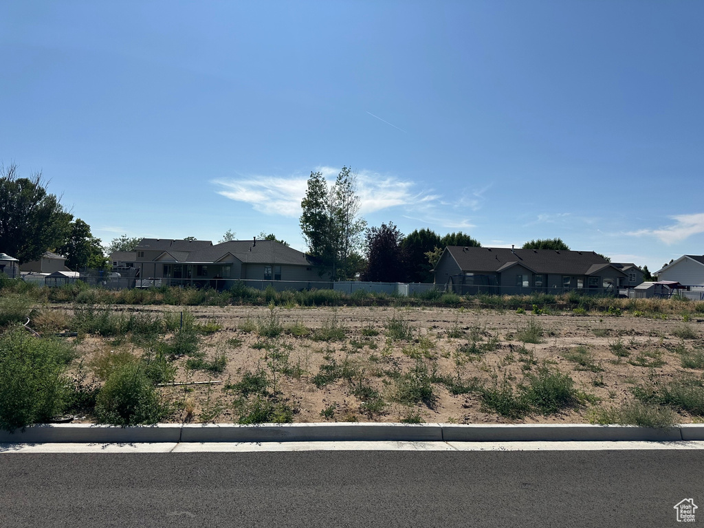 View of yard featuring a residential view
