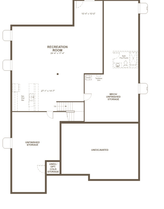 View of home floor plan