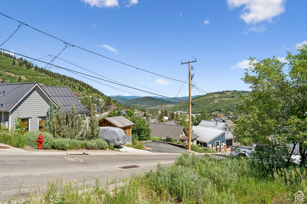 View of mountain background