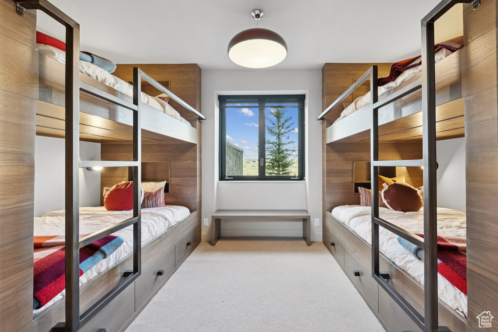 Bedroom featuring carpet floors