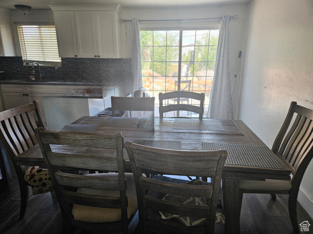 View of dining area