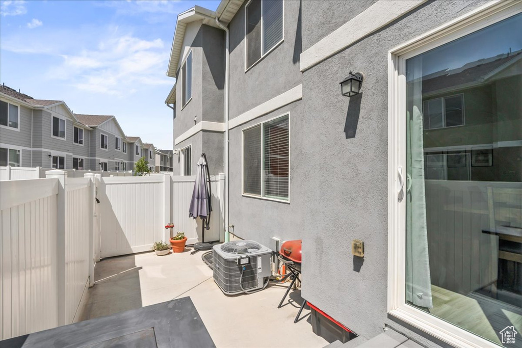 View of patio featuring a residential view