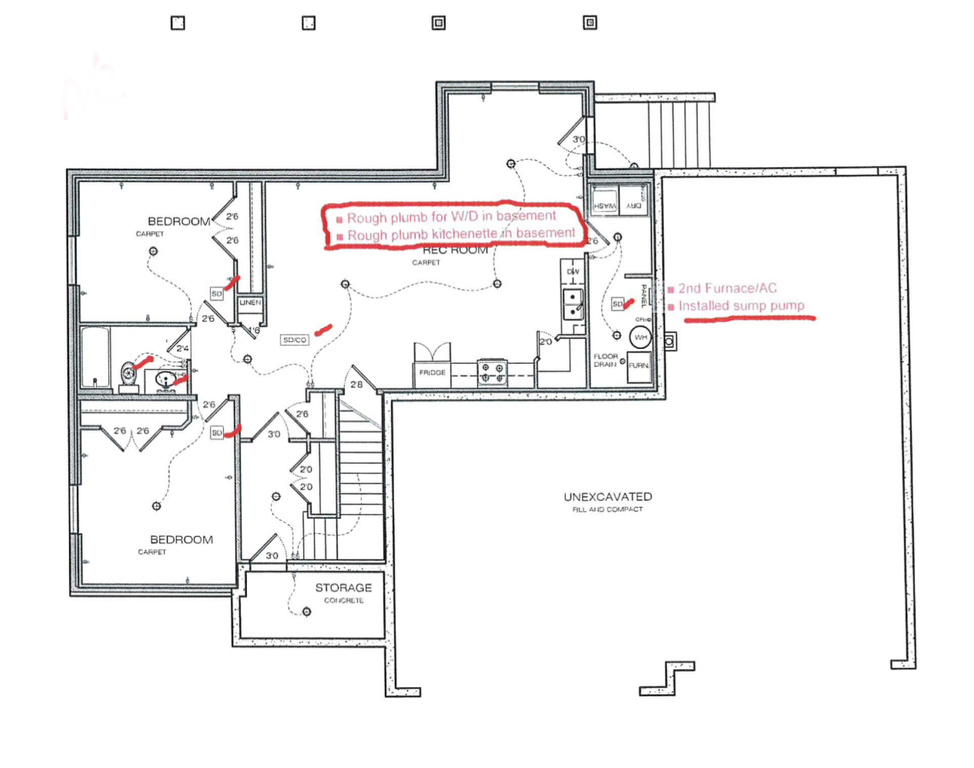 View of room layout