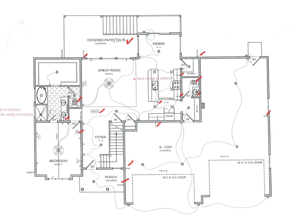 View of floor plan / room layout