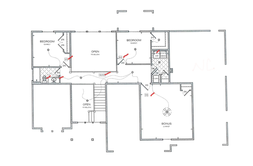 View of floor plan / room layout