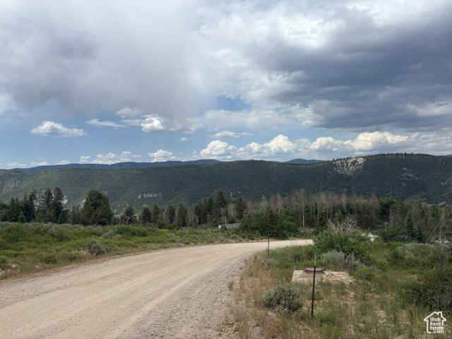 View of mountain background