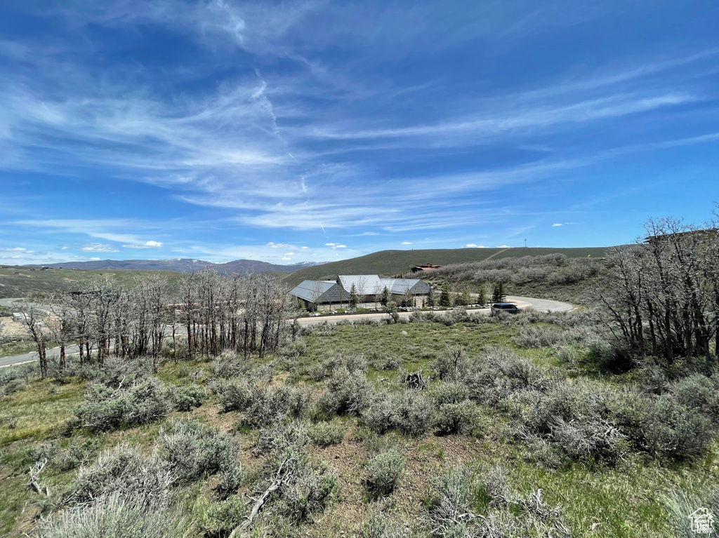 View of mountain background