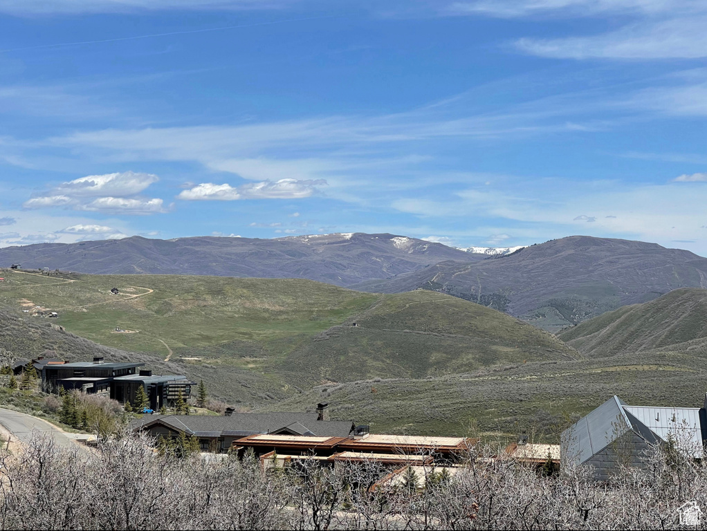 View of mountain background