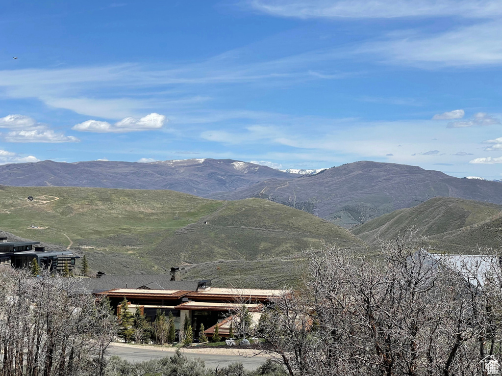 View of mountain background