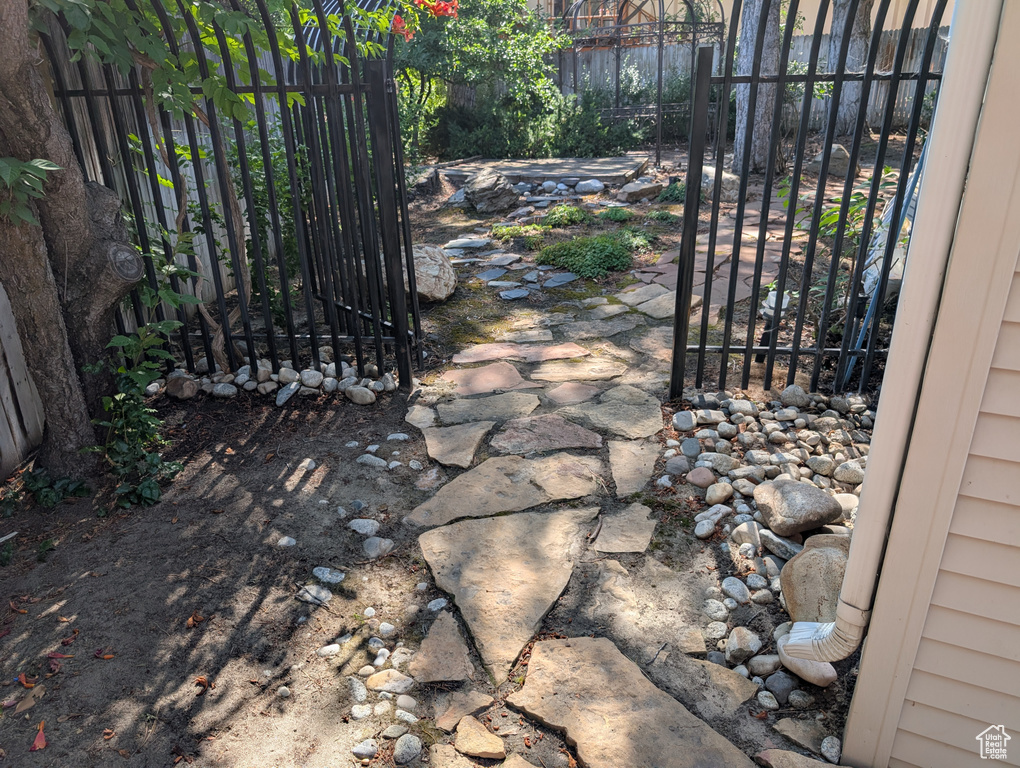 View of gate