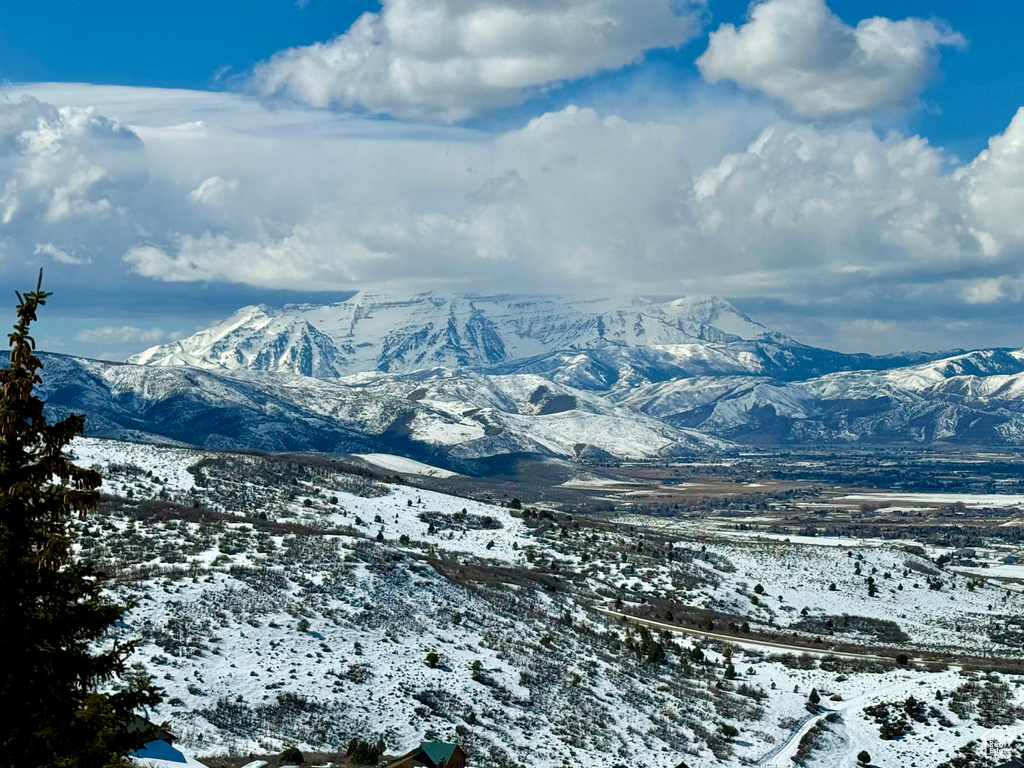 View of mountain backdrop