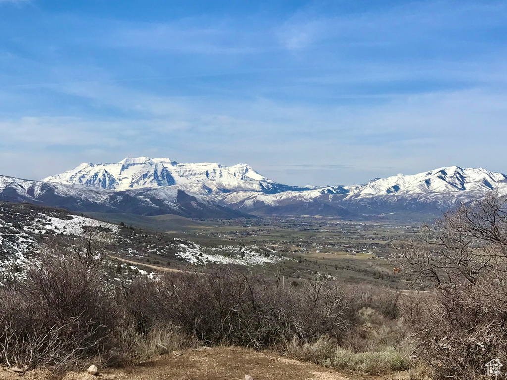 View of mountain backdrop