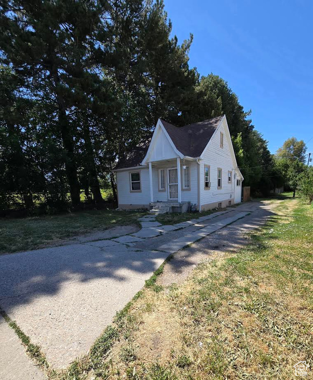 View of bungalow