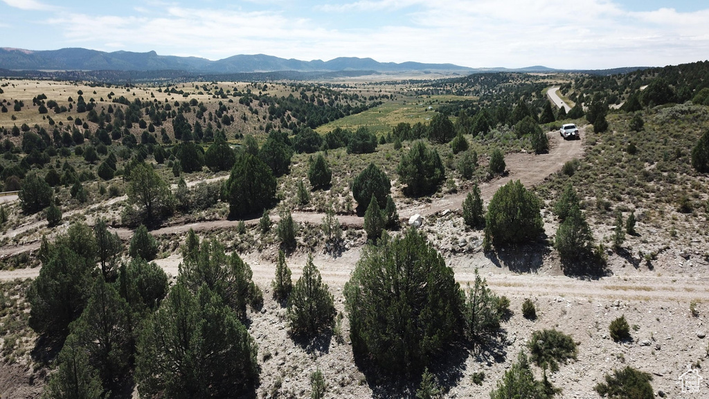 View of mountain background
