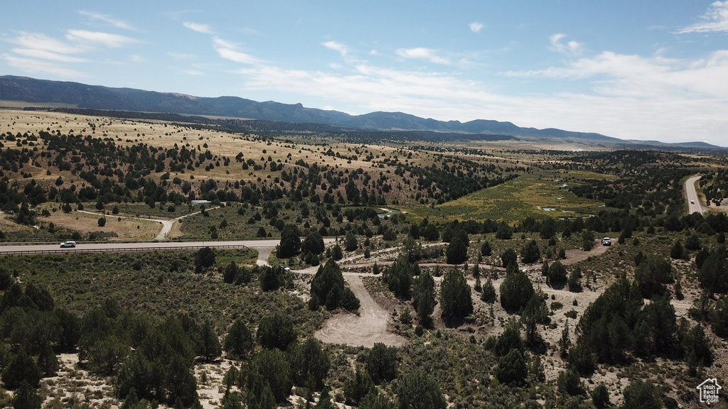View of mountain background
