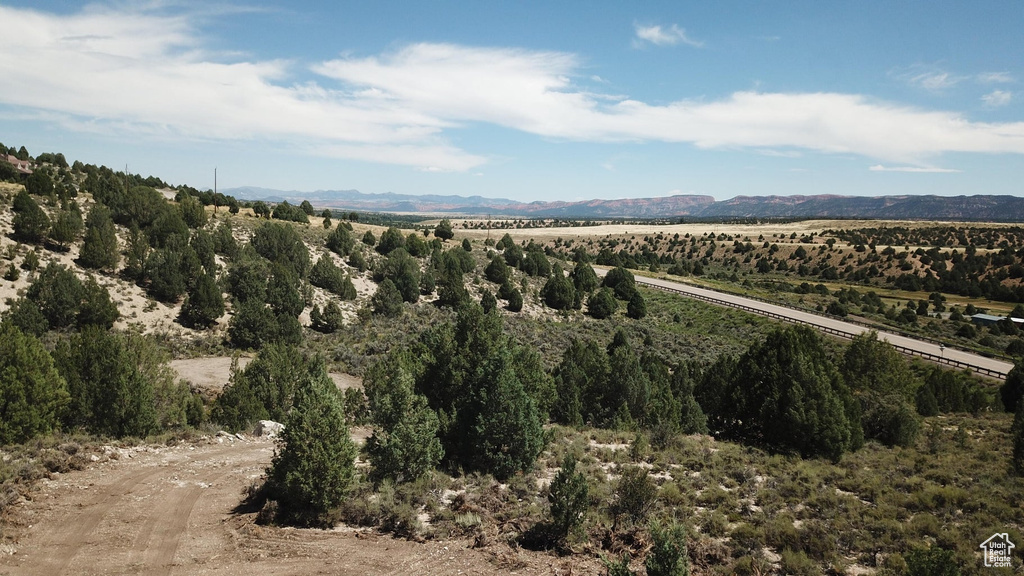 View of mountain background