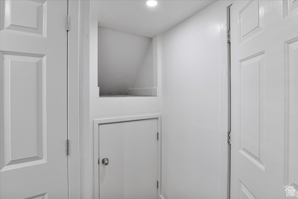 Detailed view of recessed lighting