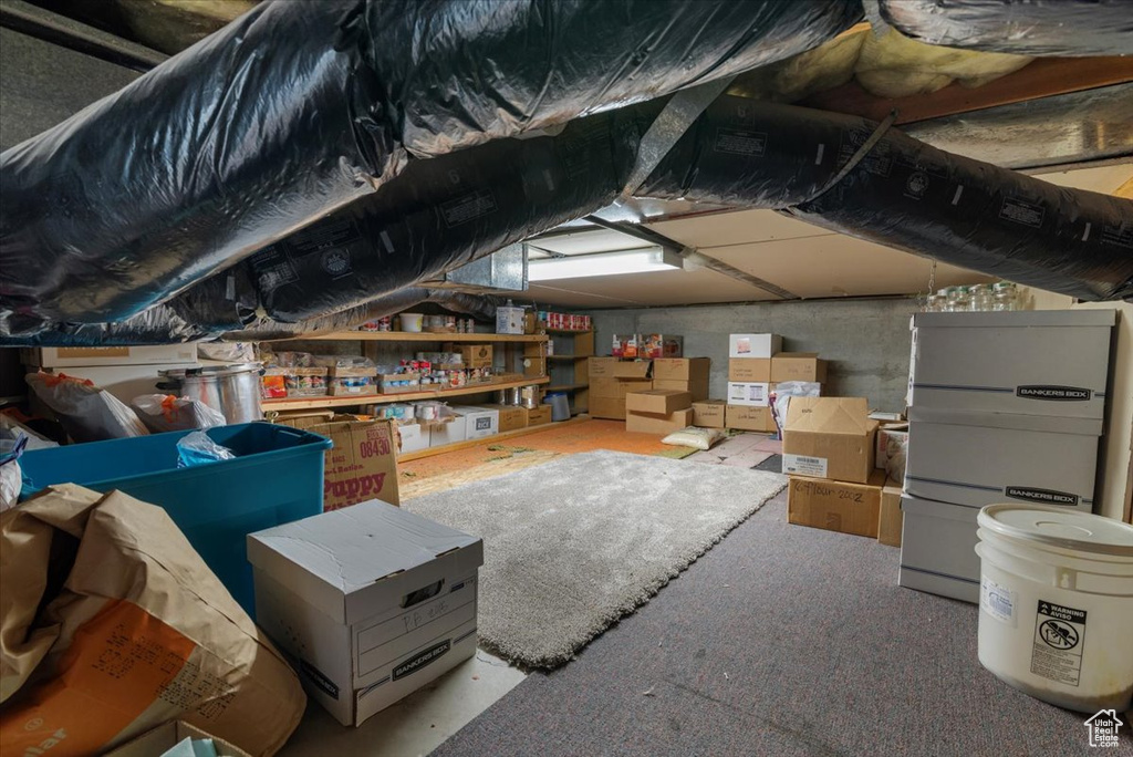 View of attic