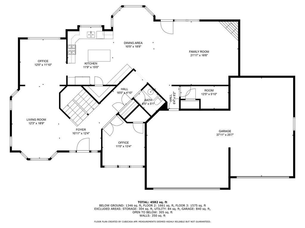 View of floor plan / room layout