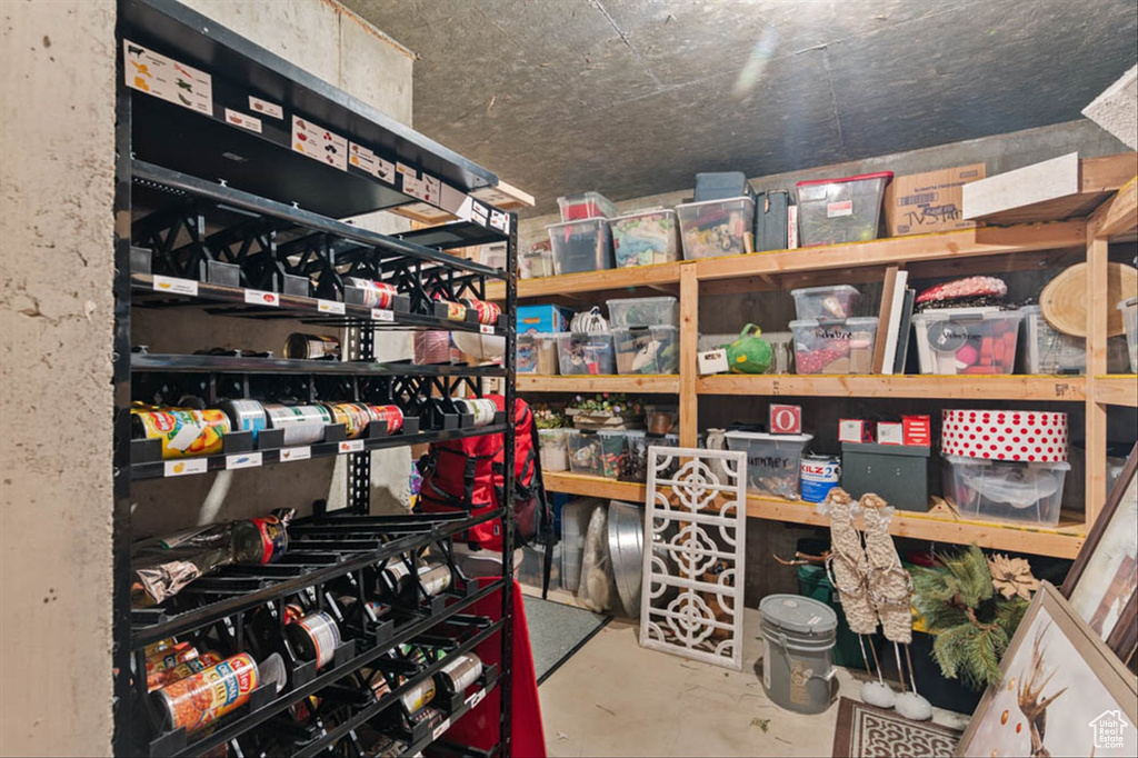View of storage area