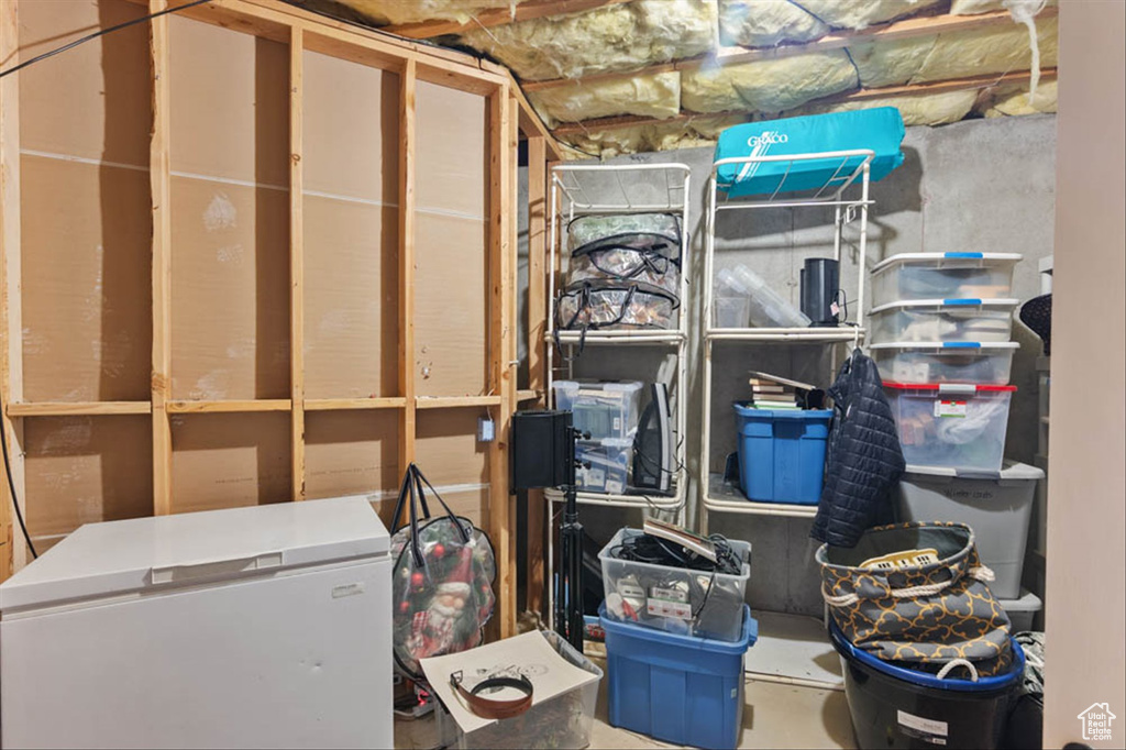 View of storage room