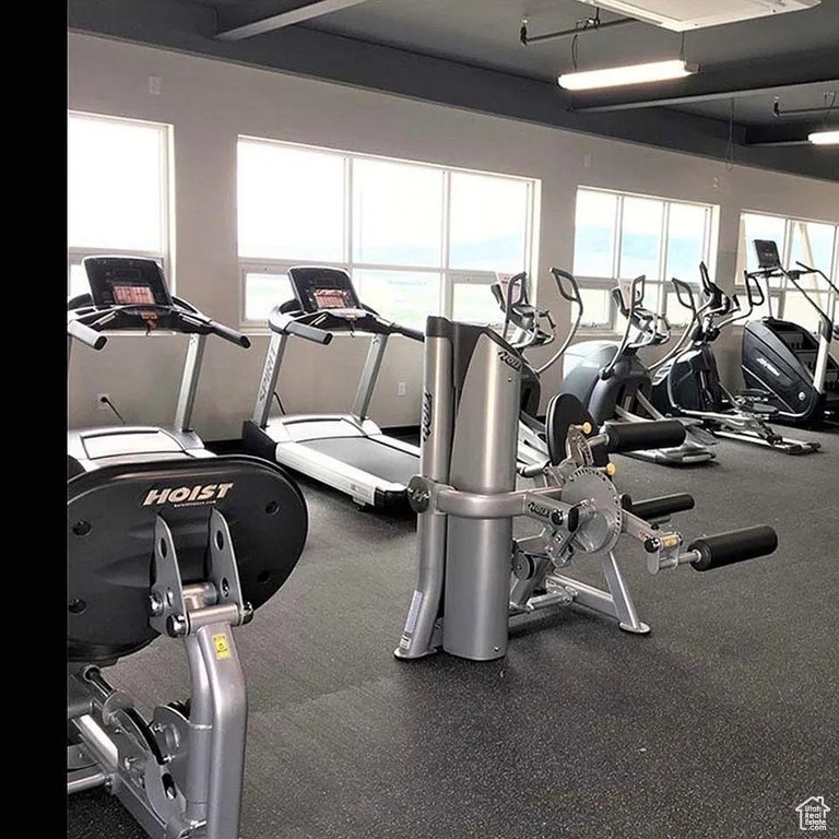 View of exercise room