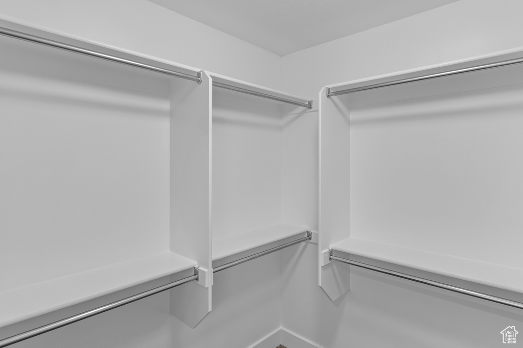 View of spacious closet