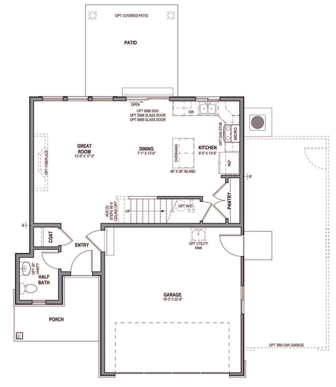 View of home floor plan