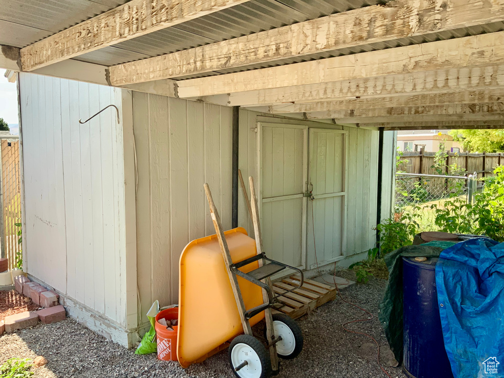 View of shed