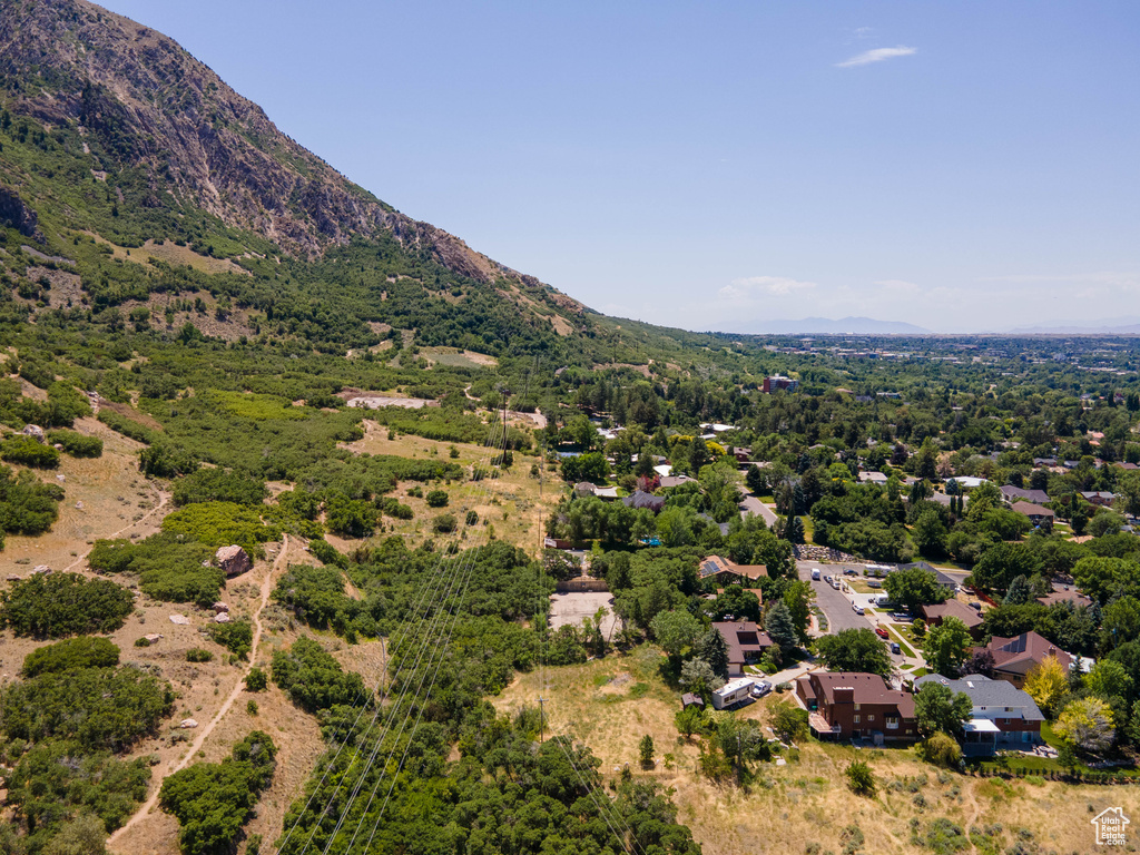 Drone / aerial view of mountains