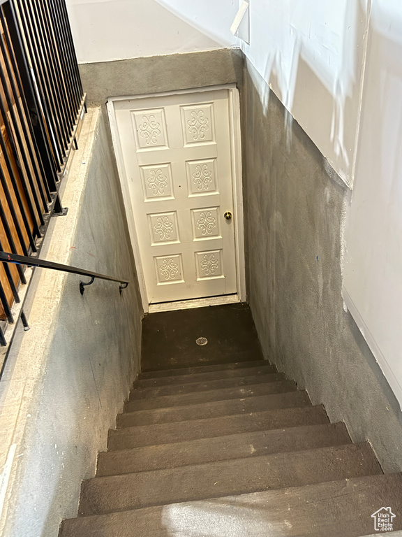View of stairway
