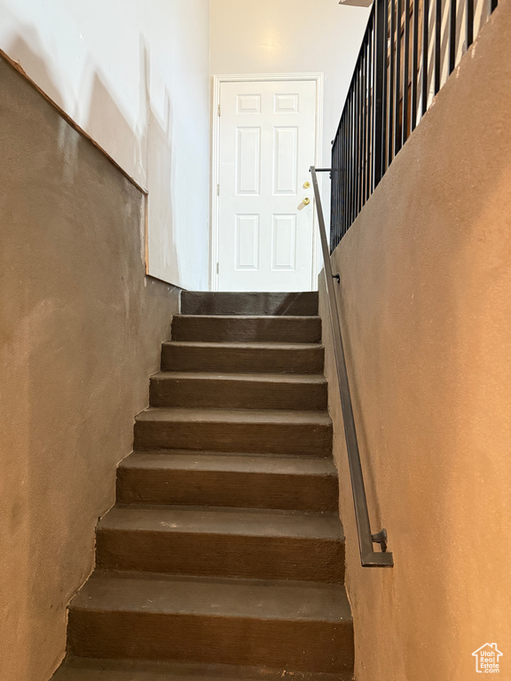 View of stairway