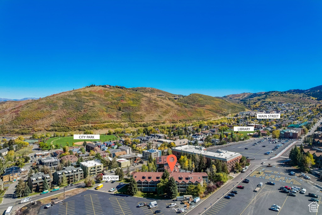 View of mountain background