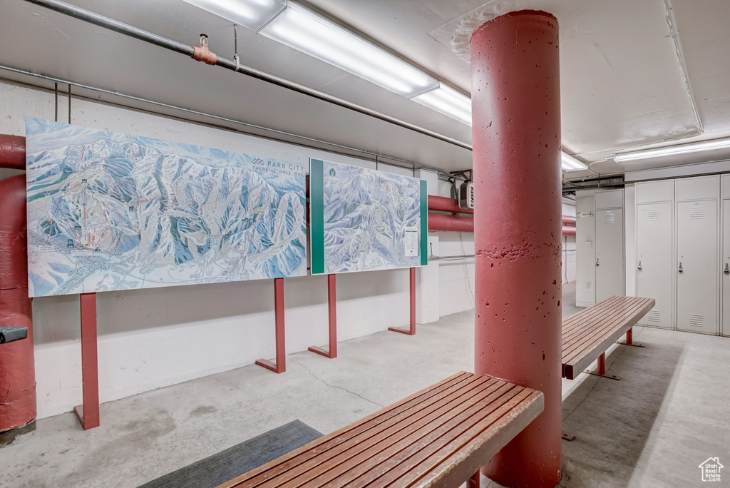 View of basement