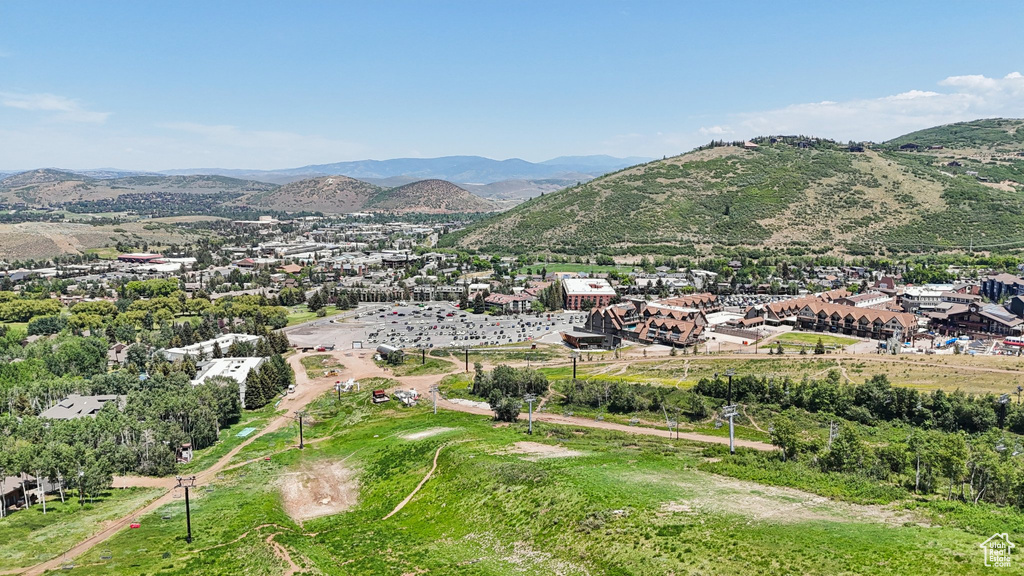 View of mountain background