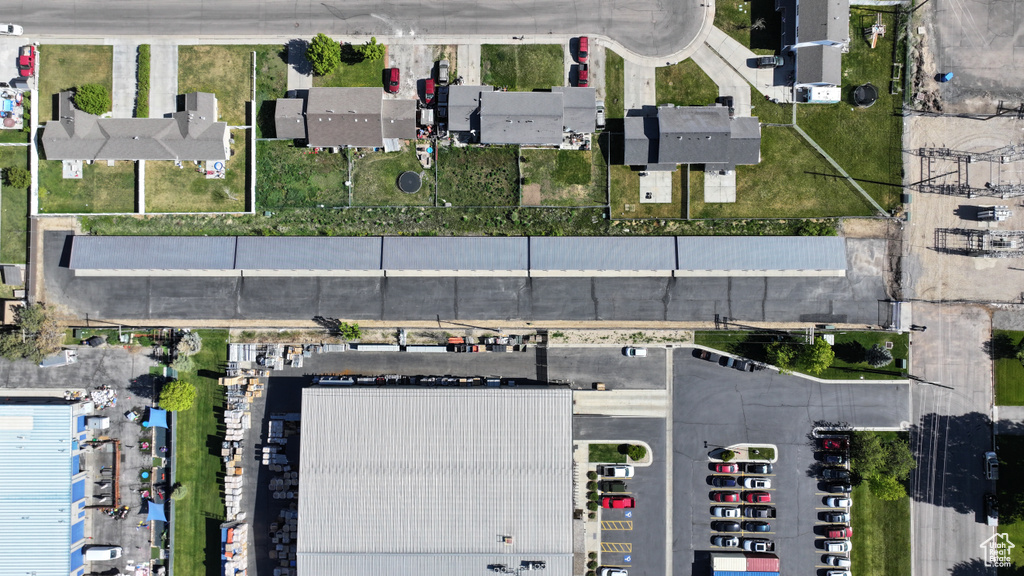 Aerial view of property and surrounding area