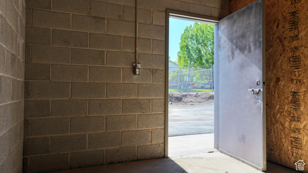 View of doorway to outside