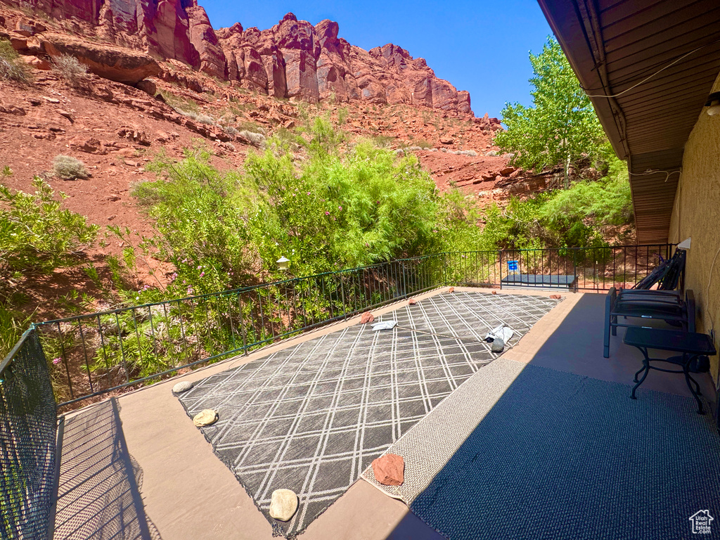 View of patio