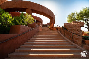 View of stairs