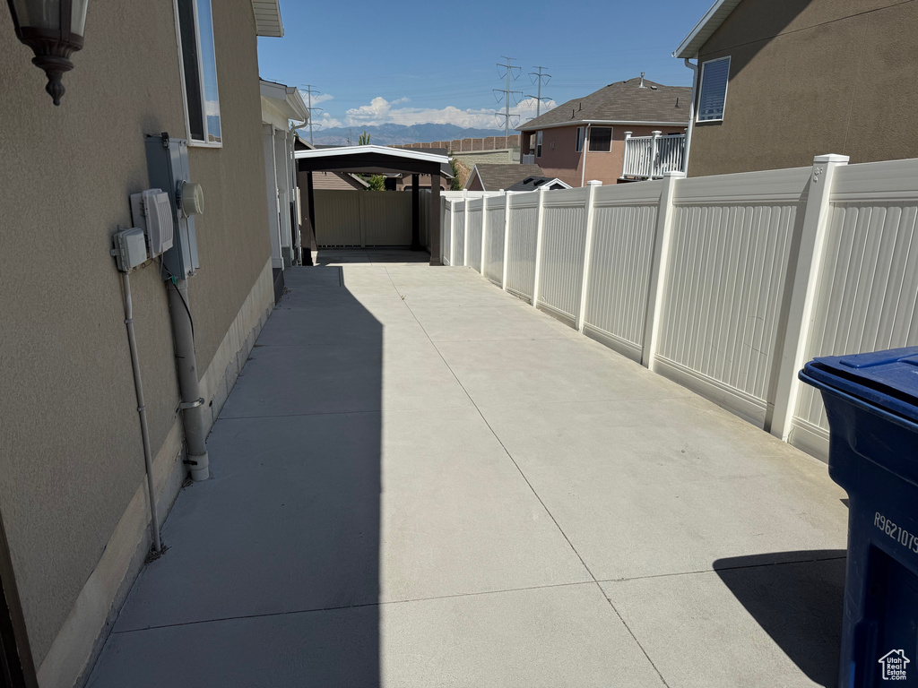 View of patio